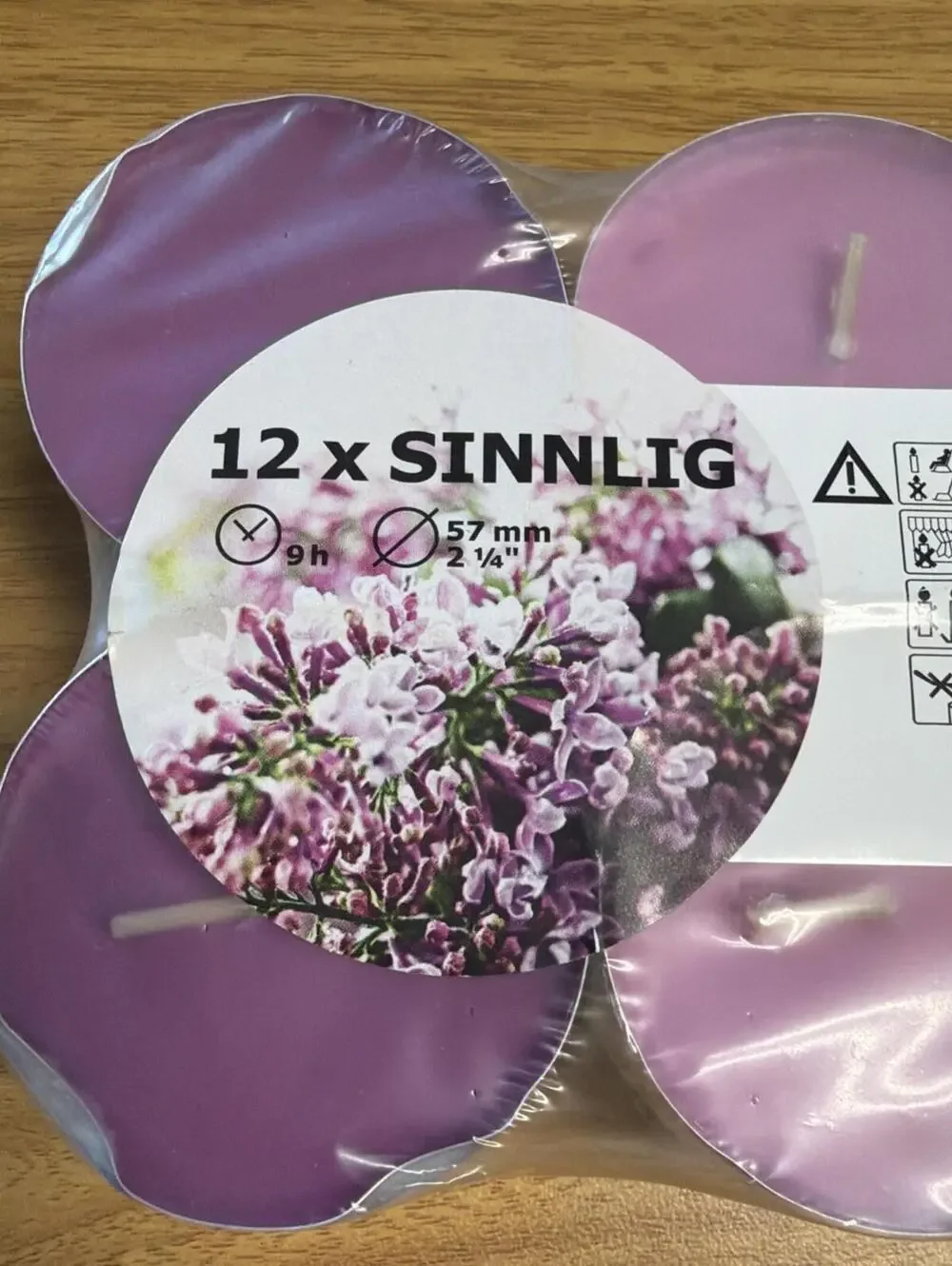 The IKEA Sinnlig Scented Candle, 12-tealights 2 1/4